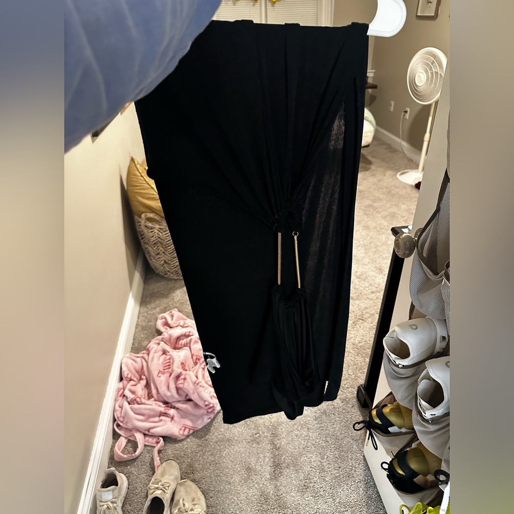 Stunning black cut out maxi dress